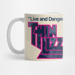 thin lizzy live and dangerous graphic Mug